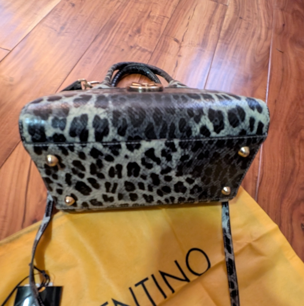 Valentino By Mario Valentino Minimi Animalier Leopard Print Bag